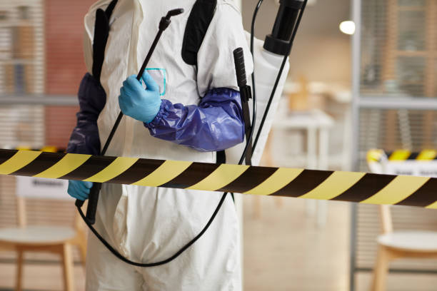Professional Biohazard technician working in Saint Louisville, OH